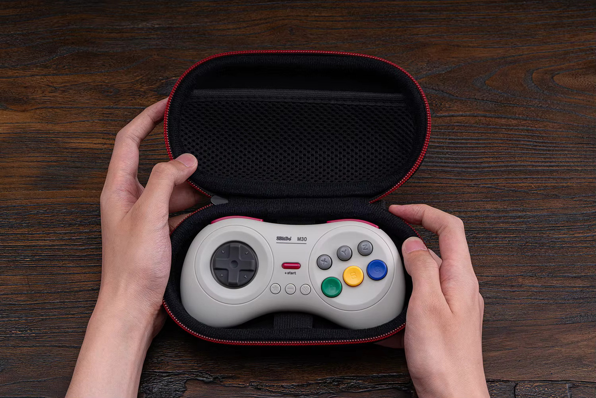 8BitDo Classic Controller Reisetasche Schutzhülle für SF30 Pro, SN30 Pro, M30 und Lite Gamepads - Bild 3