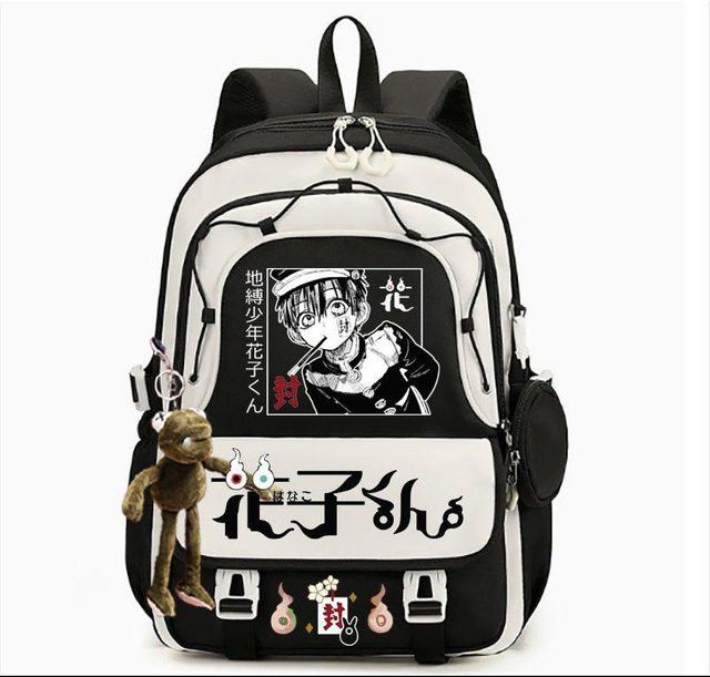 3-teiliges Schulrucksack-Set in Schwarz aus Oxford-Stoff mit großem Fassungsvermögen inklusive Federmäppchen und Schultergurt - Bild 1