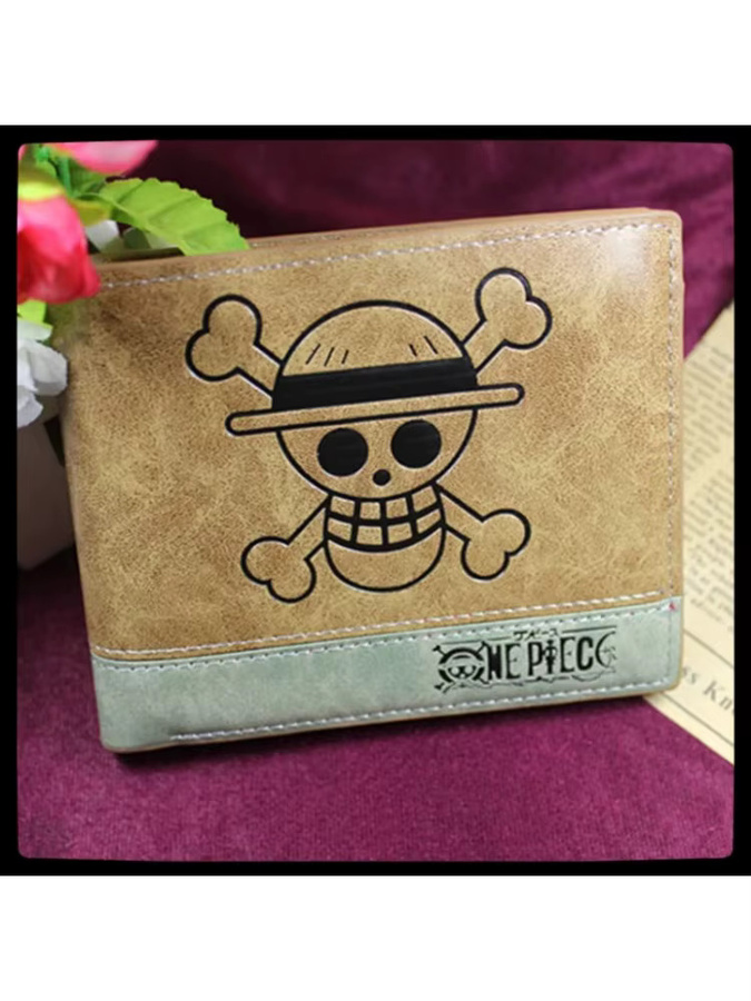 Bandai One Piece Student PU Niedliche Cartoon-Anime-Geldbörse, Münzbörse - Bild 2