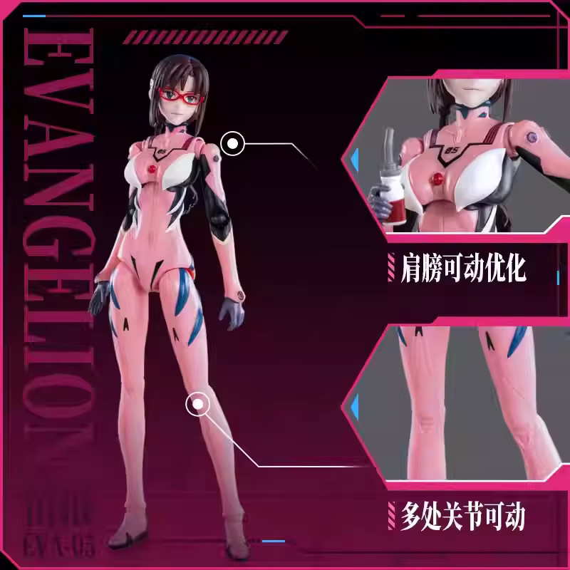 Blokees Evangelion Mari Makinami Illustrious Actionfigur, Einzelfigur - Bild 4