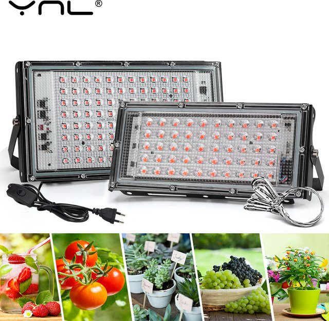YNL Full Spectrum LED Pflanzenlampe für Gewächshaus und Hydrokultur mit EU-Stecker - Bild 1
