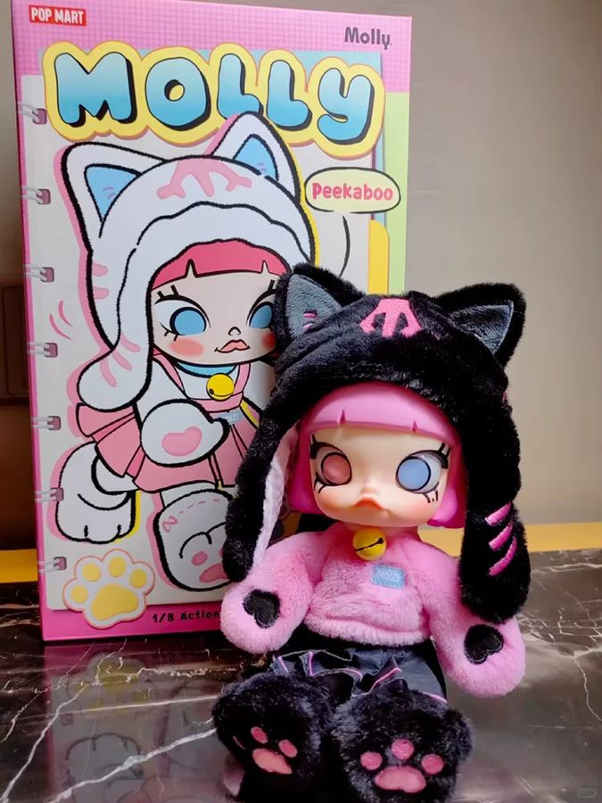 POP MART Original MOLLY Hide-and-Seek 1/8 Actionfigur als Plüschtier Blindbox - Bild 3