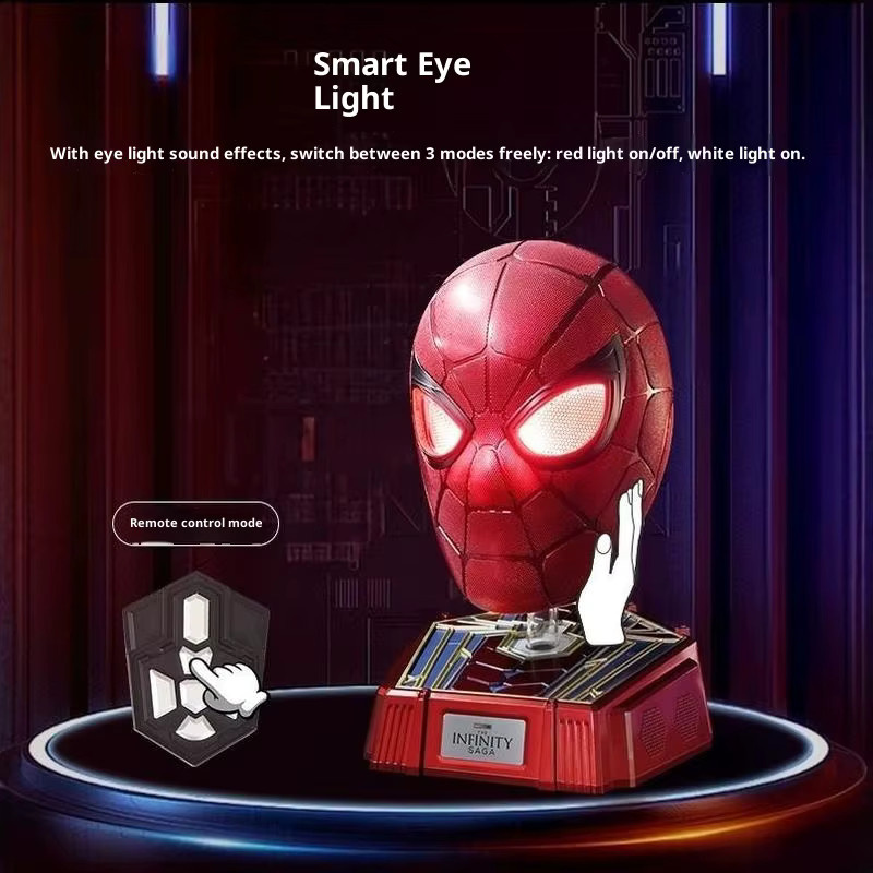 Marvel Iron Spider Helm, 1:1 lebensgroße tragbare Maske, Rot - Bild 3
