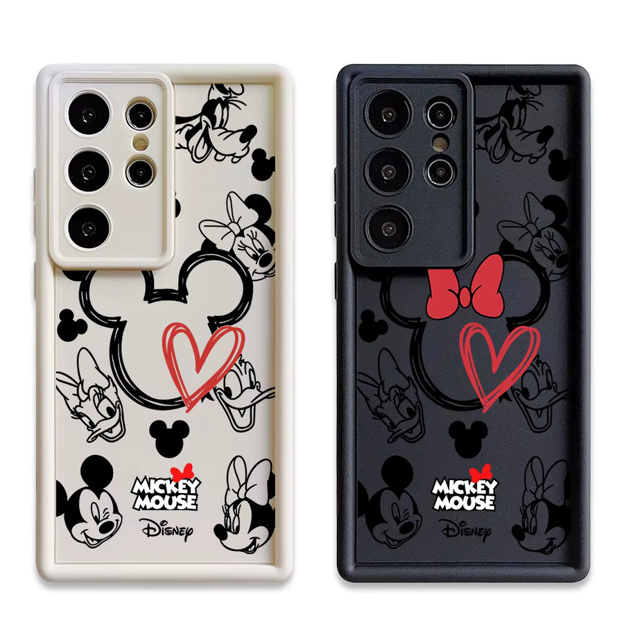 Disney Mickey Minnie Heart Soft Cover Handyhülle für Samsung Galaxy S26 Ultra S25 S24 S23 S22 S21 S20 FE und weitere Modelle - Bild 5