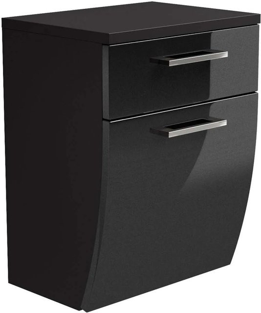 Posseik Bad-Hängeschrank Rima in Anthrazit, Breite: 40 cm, Höhe: 53 cm - Bild 1