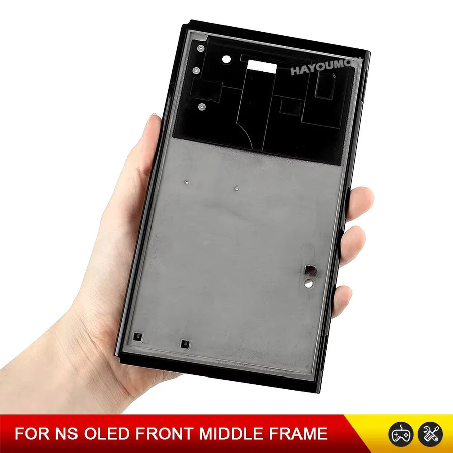 Hayoumon Ersatz-Frontrahmen für Nintendo Switch OLED, Metallabdeckung mit Batteriehalter und Wärmeableitungsgehäuse - Bild 3