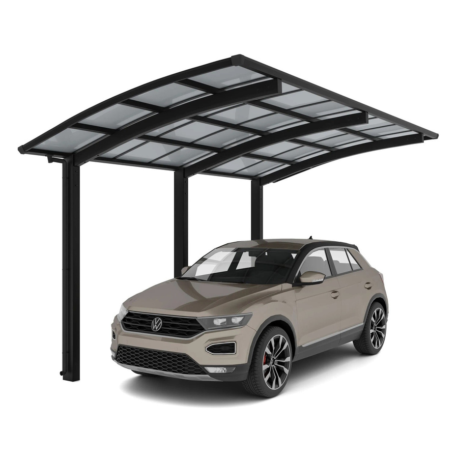 Ximax Alu Carport Portoforte Typ 110 Schwarz B/T: 301,2 x 555,8 cm - Bild 2
