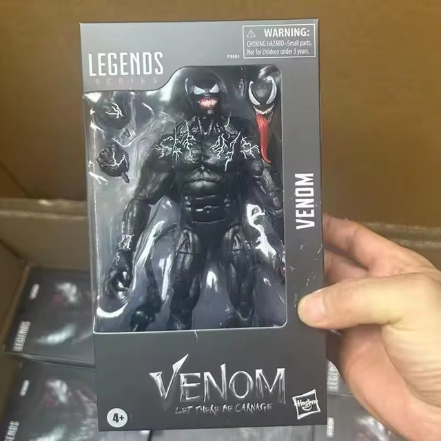 Bandai Marvel Venom 2 Legends Actionfigur, mit beweglichen Gelenken, mit austauschbarem Gesicht, ab 3 Jahren - Bild 1