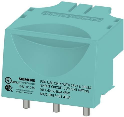 Siemens 3RV1927-5A Stecker mit Schraubanschluss in Türkis, 10 Stück - Bild 1