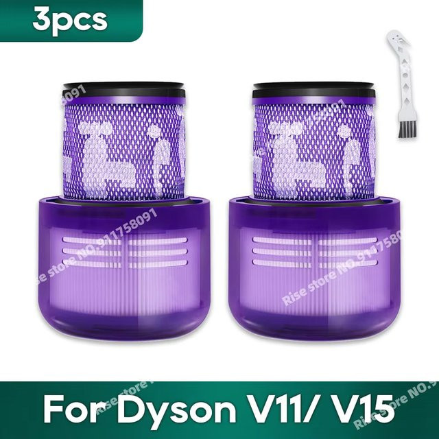 OSSIEAO Ersatzfilter in Lila für Dyson V11 Animal, V11 Torque Drive SV14 und V15 Detect - Bild 1