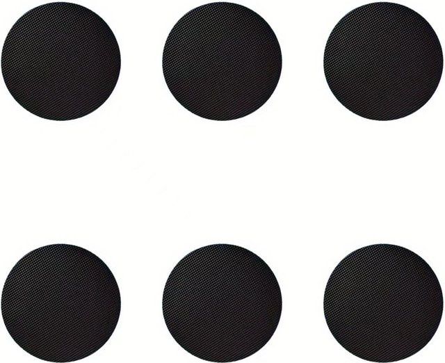 Mango Event Anti-Rutsch-Aufkleber 6er-Pack Schwarz aus Kunststoff für Badezimmer, Duschen, Treppen und Böden - Bild 1