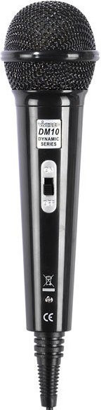 Vivanco DM 10 Karaoke-Mikrofon in Schwarz mit 3,5 mm Klinkenanschluss - Bild 1