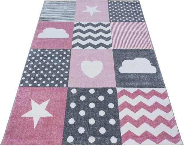 Ayyildiz Teppich KIDS pink B/L: 140 x 200 cm - Bild 1