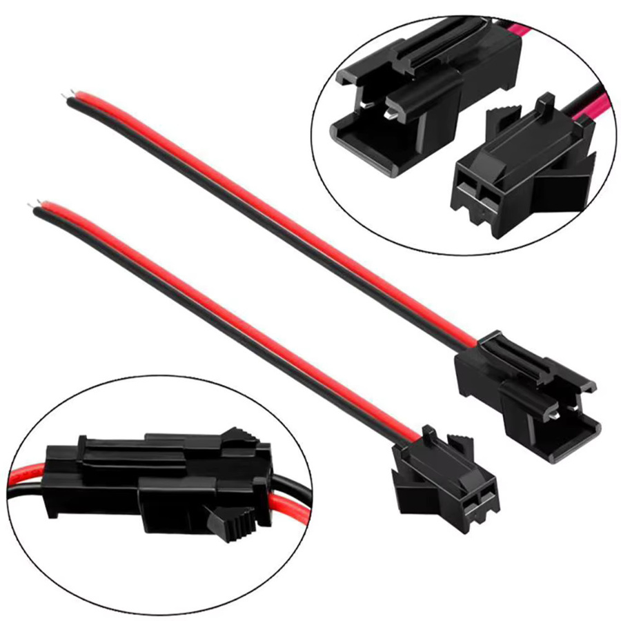 LS JST SM Stecker und Buchsen Set mit 15 cm Kabel für WS2812B SK6812 WS2811 RGBW LED-Streifen-Treiber (2Pin bis 6Pin) - Bild 4