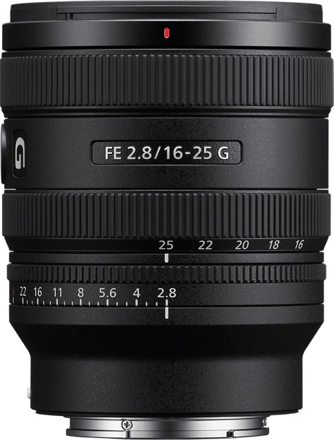Sony FE 16-25mm f/2.8 G Vollformat Objektiv in Schwarz - Bild 1