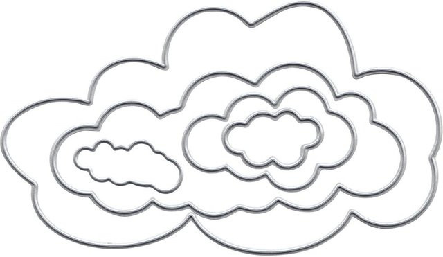 Stanzschablone Wolken - Bild 1