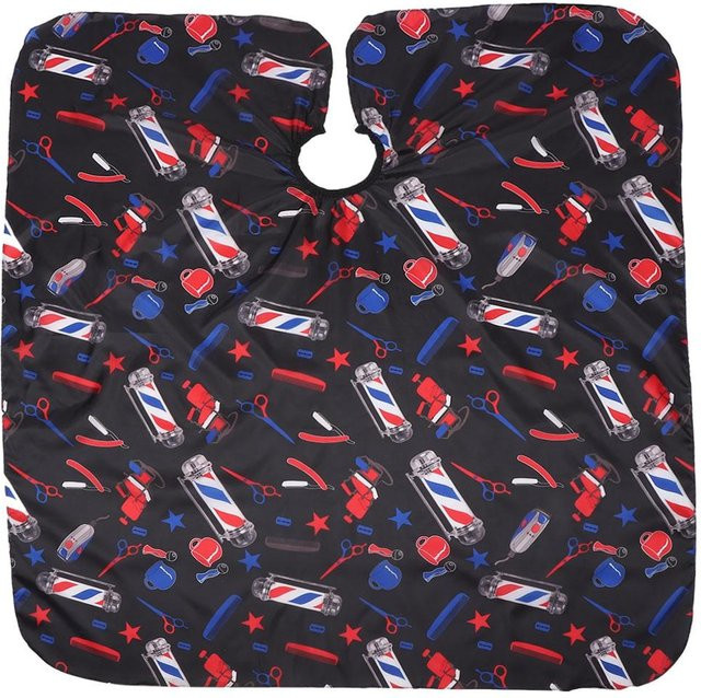 DIYelecs Friseurumhang, Schwarz, 160x140cm, Unisex - Bild 1