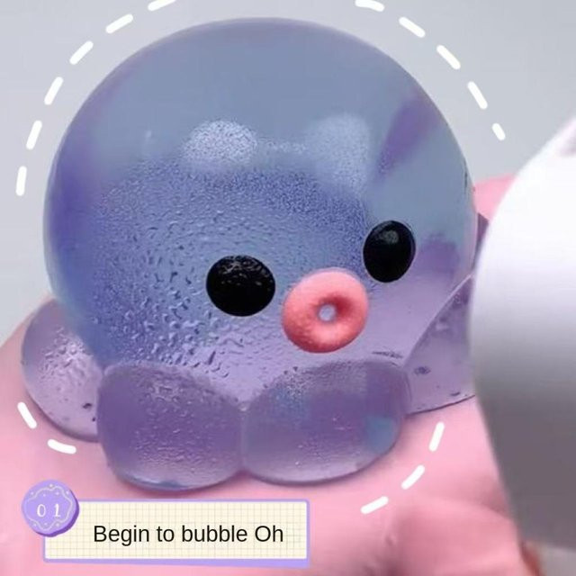 Bai Fen Bai Toys Taba Squishy Transparenter Wasserball Krake Quetschspielzeug - Bild 1