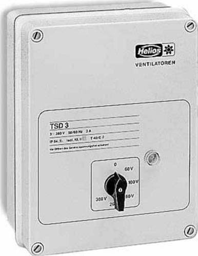 Helios Ventilatoren 01501 Regeltransformator in Weiß, 1 x 400 V zu 1 x 80 V, 140 V, 200 V, 280 V, 400 V, 1.5 A - Bild 1