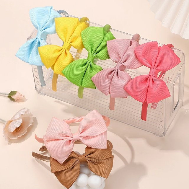 Baby Bows Haar-Accessoire Stirnbänder, 10er-Set, Damen - Bild 1