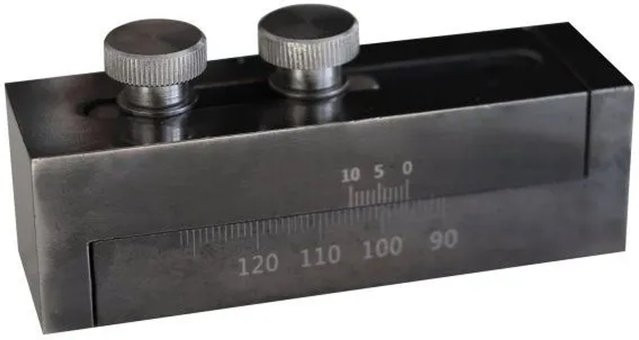 FeNau Geländerstablehre aus Stahl in Grau mit Nonius für einen Abstand von 96-122 mm - Bild 1