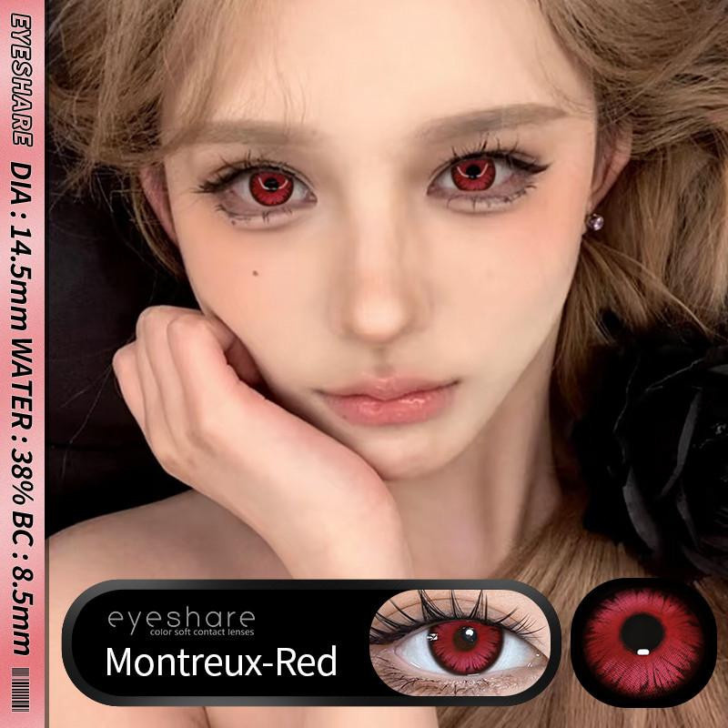 Eyeshare Kontaktlinsen, Rosa Rot - Bild 3