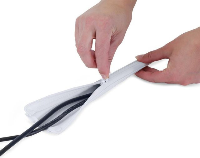 Ergotron 98-453 Kabel-Organizer Kabelmuffe in Weiß - Bild 1