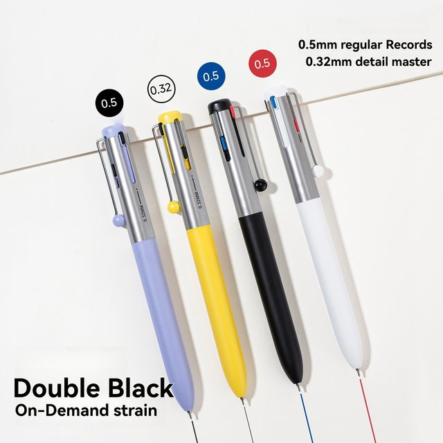 CS Dual-Bead Schnelltrocknender Pinsel mit Dual-Modul-Spitze in Schwarz und Mehrfarbig - Bild 1
