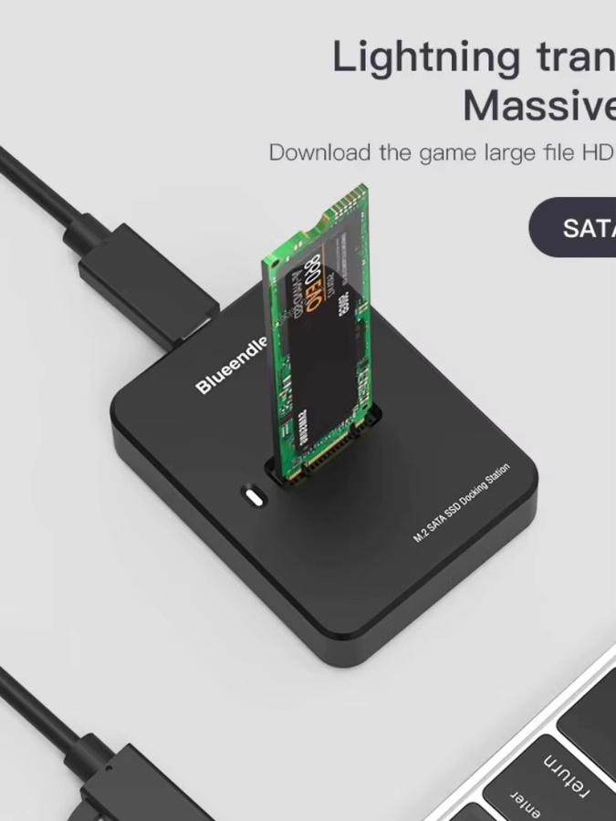 Ninth World NVMe M.2 SSD-Gehäuse mit 10G Lese- und Schreibgeschwindigkeit in Schwarz - Bild 6