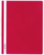 DURABLE Schnellhefter mit Abheftvorrichtung aus Kunststoff für A4 in Rot und Transparent - Bild 1
