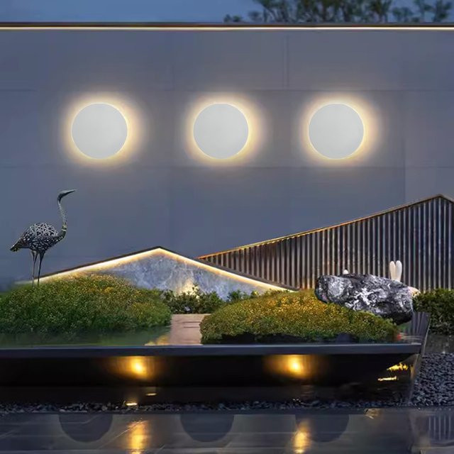 Feiyunlux IP65 Wasserdichte LED-Außenwandleuchte in Schwarz und Weiß für die Wandmontage - Bild 1