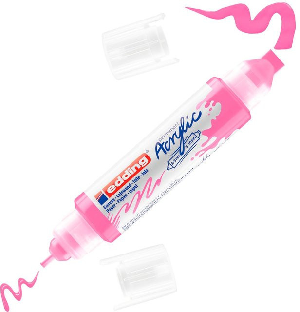 edding 5400 Acryl 3D Double Liner Neon-Pink - Bild 1