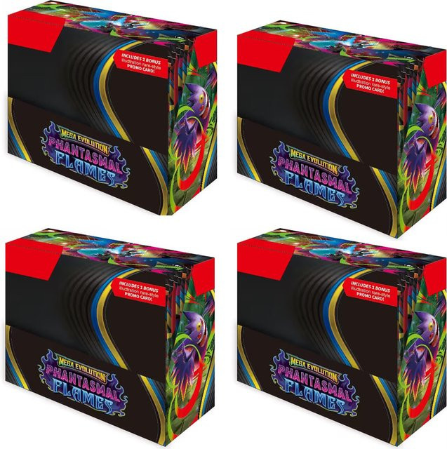 TAKARA TOMY Pokémon-Karten MEGA EVOLUTION SCARLET&VIOLET 151 PHANTASMA FLAMES, 360-teiliges Set, ab 6 Jahren, Englisch - Bild 1