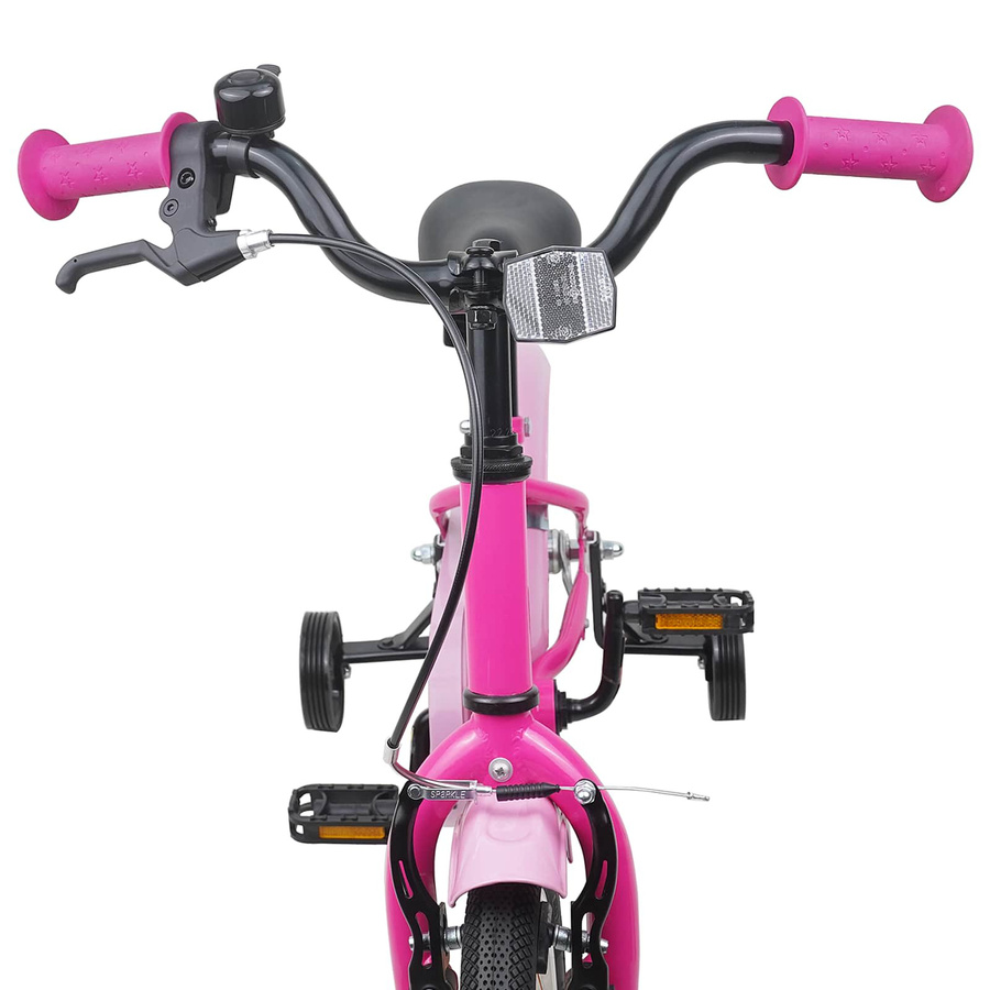 VD Home Furnishing Kinderfahrrad 16 Zoll Dunkelrosa - Bild 2