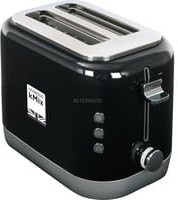 Kenwood Toaster kMix TCX751BK Schwarz mit Bagel-Funktion und Brötchenaufsatz - Bild 1