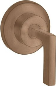 Hansgrohe Axor Citterio Fertigmontageset mit UP-Absperrventil und Hebel in Rosegold gebürstet - Bild 1