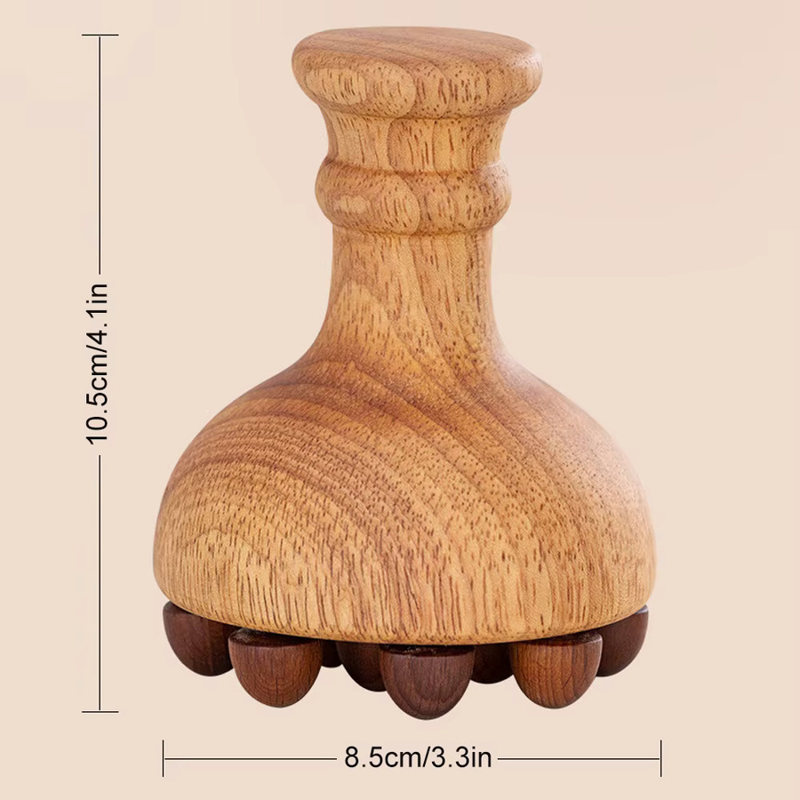 BOTQTOW Maderoterapia-Set Holz-Pilz-Massagegerät, Unisex - Bild 2