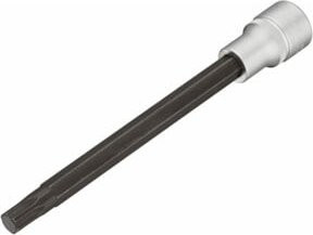 Hazet Zylinderkopf-Schraubendreher-Steckschlüsseleinsatz 2579-9 mit Polydrive Profil und 12,5 mm Vierkant hohl (1/2 Zoll) in Silber - Bild 2