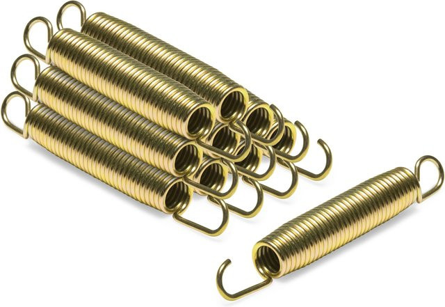Salta Sprungfedern für rechteckige Trampoline, 10 Stück, Goldfarben, B/H/D: 165 x 3,2 x 2,35 cm - Bild 1