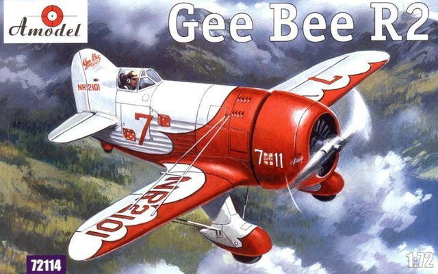 Gee Bee Super Sportster R2 Aircraft, A-Model, 1:72, Rot - Bild 1