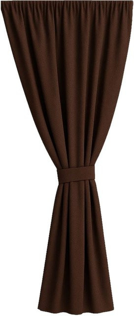 Setgarden Curtain Garden Outdoor Vorhang Braun, semi-transparent, B: 155 cm, H: 220 cm - Bild 1