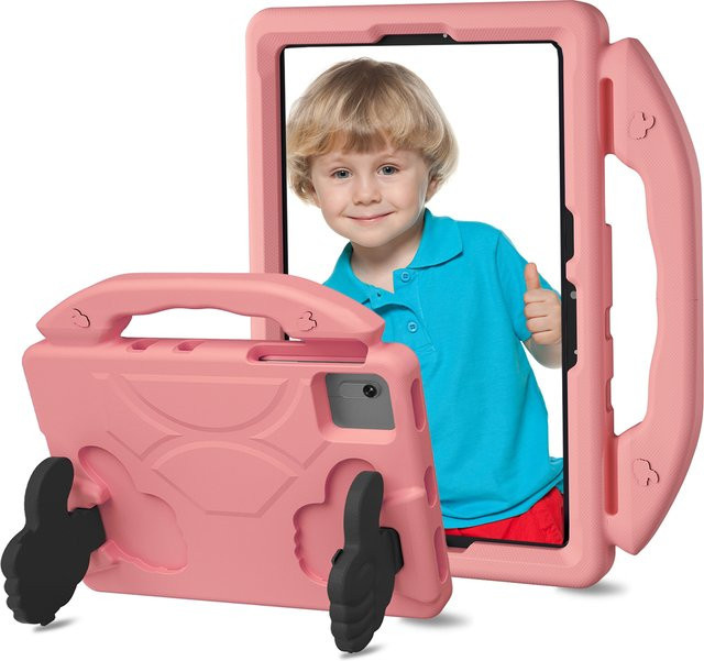EVA Kinderhülle für Samsung Galaxy Tab S7 S8 S9 S10 S11 S6 Lite S8 A8 A7 A9 A7 Lite in Rot und Pink - Bild 1