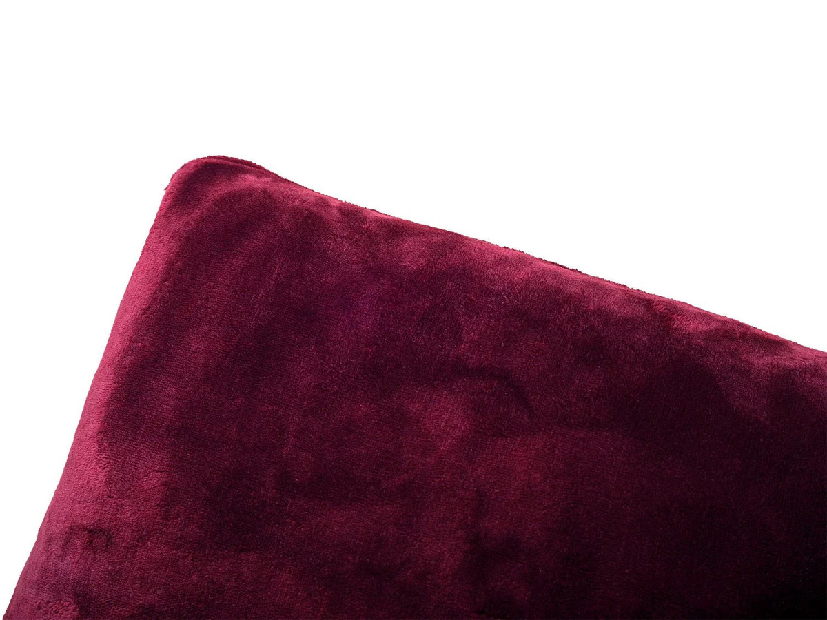 GÖZZE Premium Cashmere-Feeling Dekokissen in Rot, B/B: 50 x 50 cm - Bild 2