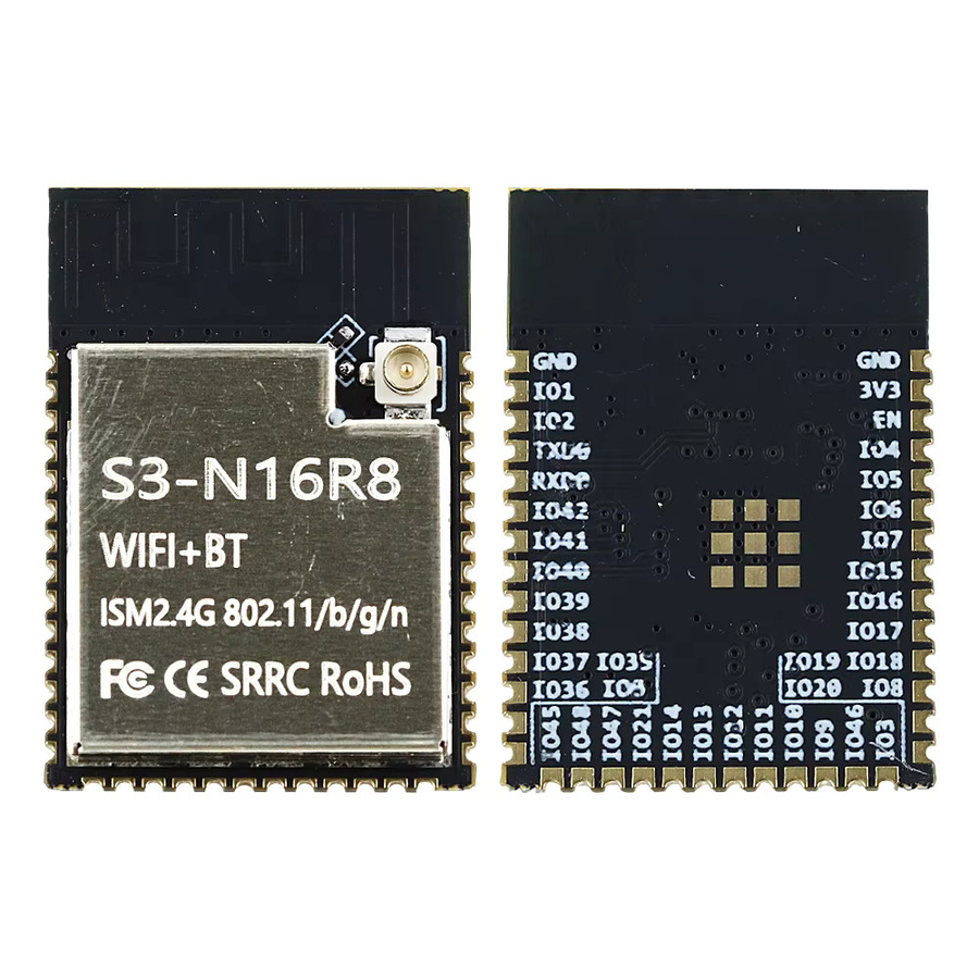 ESP32-S3 N16R8 IoT Modul mit 2,4G WLAN und Bluetooth, Dual-Core MCU mit 16MB Flash und 8MB PSRAM - Bild 2