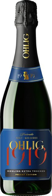 Rüdesheimer Sektkellerei Ohlig Riesling Sekt Extra Dry 2024 0,75 l - Bild 1