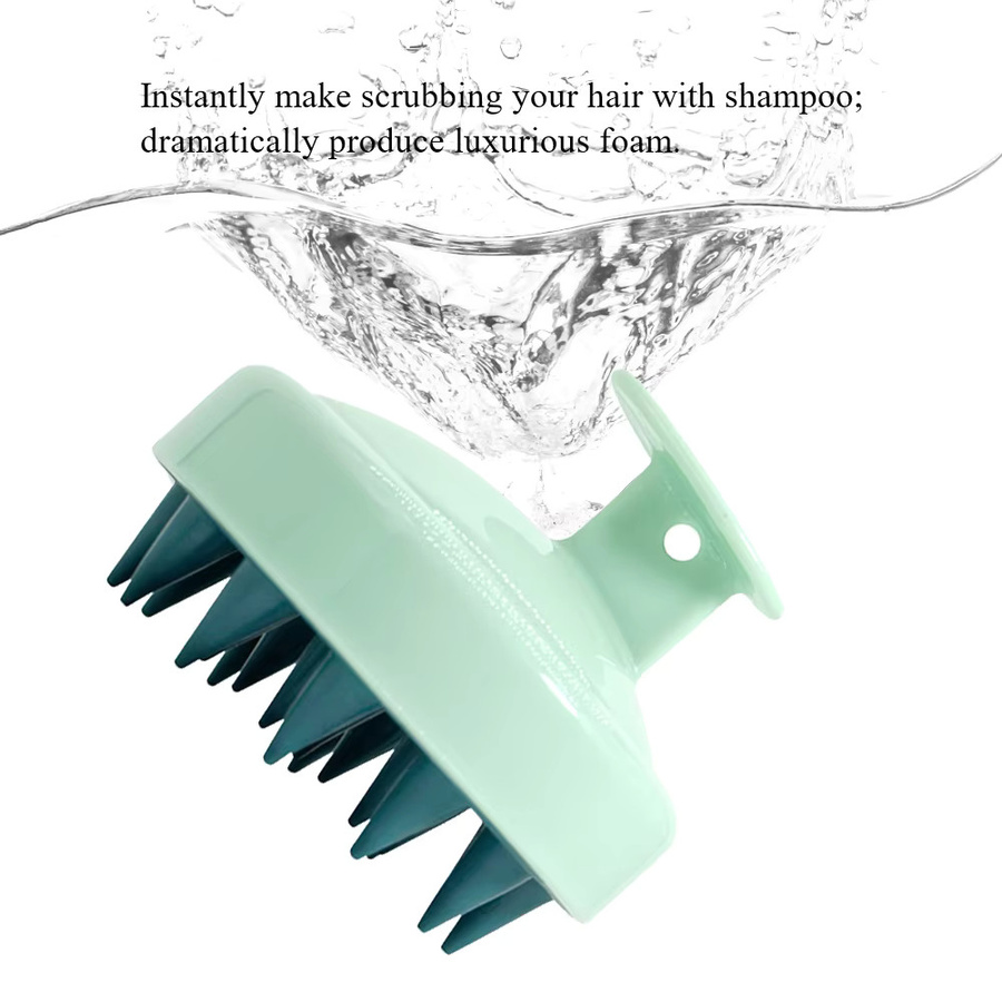 Silikon Shampoo Bürste zur Kopfhaut- und Körpermassage, Unisex - Bild 2