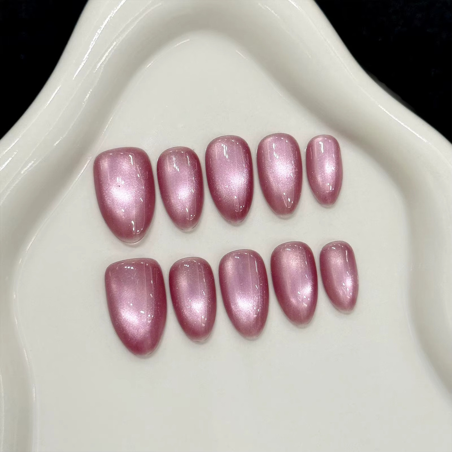 YADORNOS Press on Nails, Katzenauge Glasperlen, 10 Stück, Unisex - Bild 3