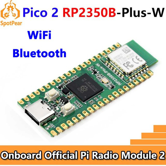 Raspberry Pi Pico 2 RP2350 Entwicklungsboard mit WiFi und Bluetooth in Grün - Bild 1