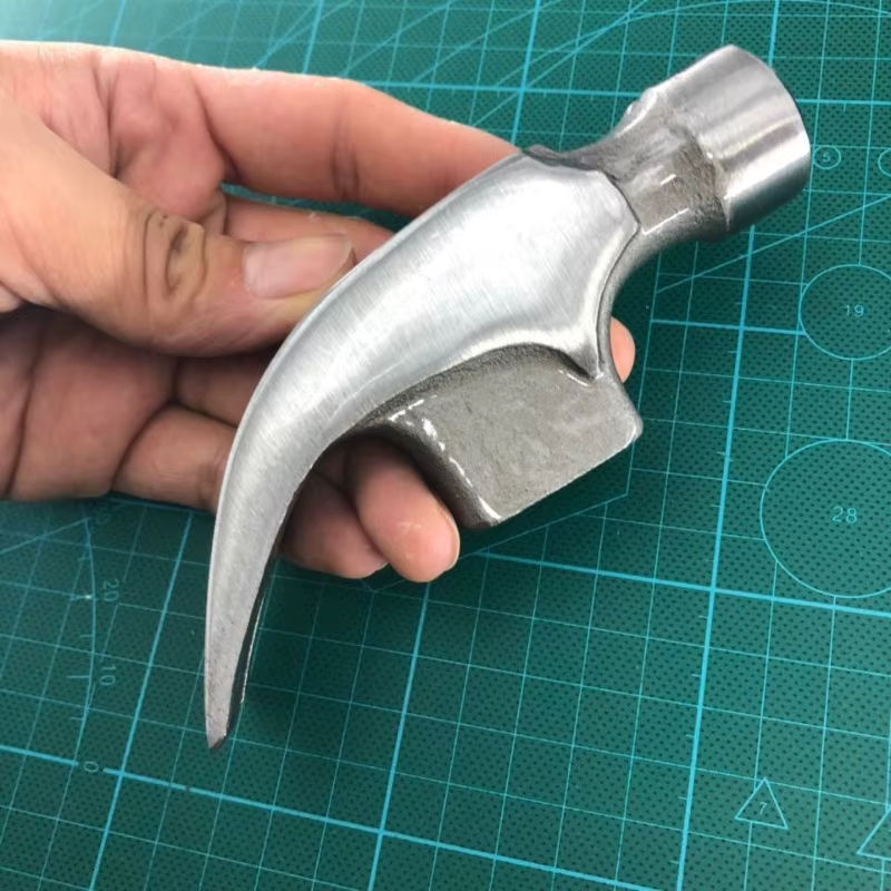LISM Hammer mit Rundkopf aus High Carbon Stahl und Magnet für Holzbearbeitung und Schmieden in Silber - Bild 3