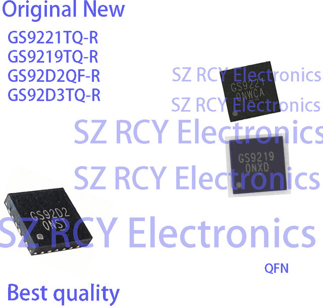 GS9221TQ-R GS9219TQ-R GS92D2QF-R GS92D3TQ-R QFN IC Chip in Schwarz - Bild 1